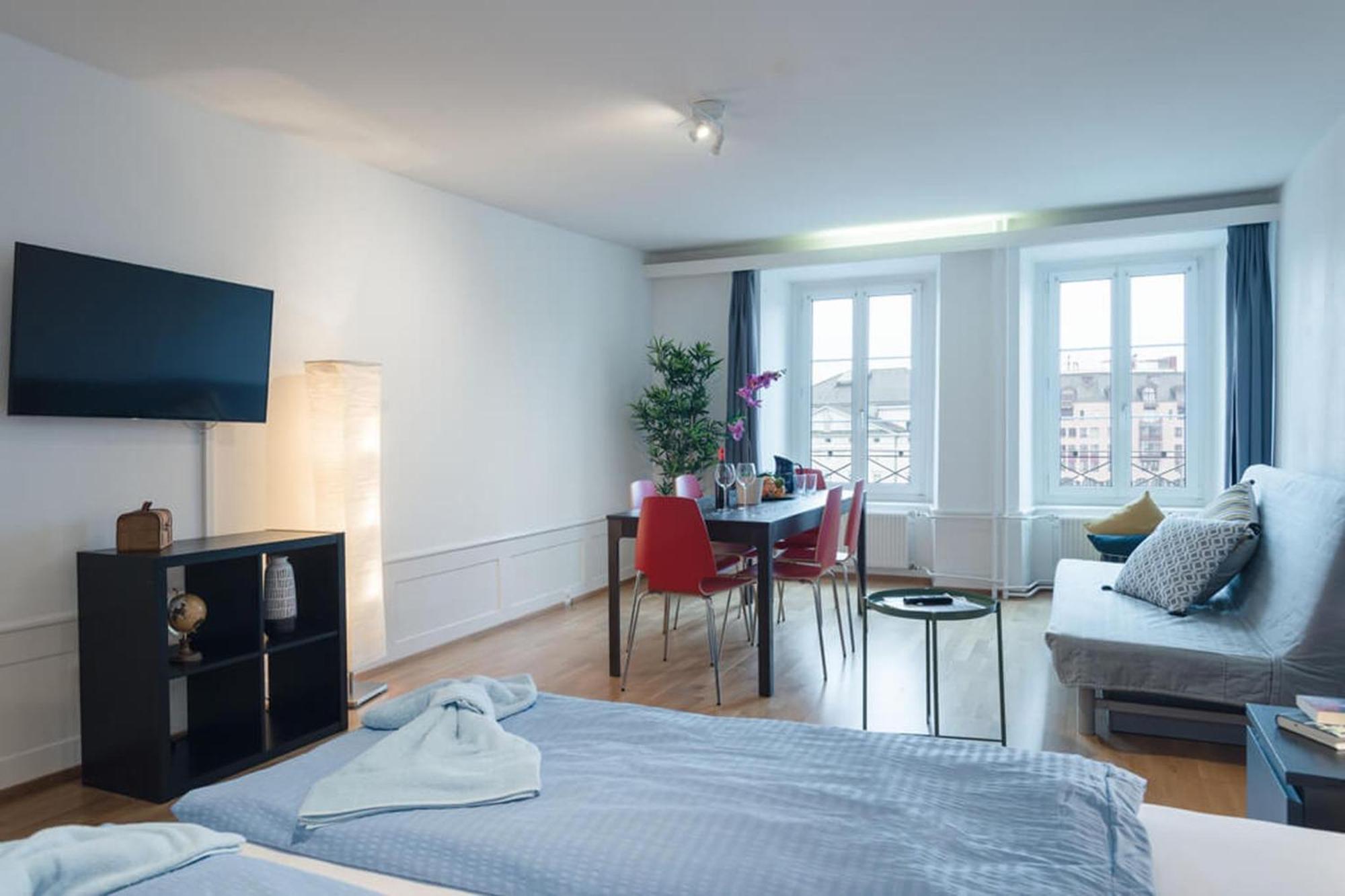 Hitrental Chapel Bridge Apartments Люцерн Экстерьер фото